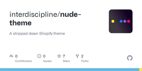 GitHub Interdiscipline Nude Theme A Stripped Down Shopify Theme