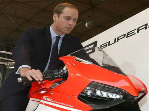 Prince william, duke of cambridge kg kt adc(p) (william arthur philip louis; Prince William Meets Ducati At Motorcycle Live ...