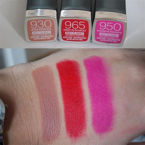 Beauty Blog October 2015 Maybelline Color Sensational Lipstick