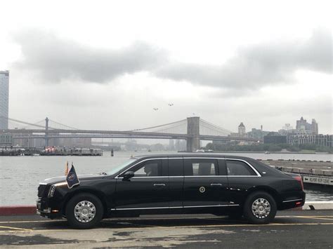 Spotted At The Wall Street Heliport The Presidents New Limo Beast
