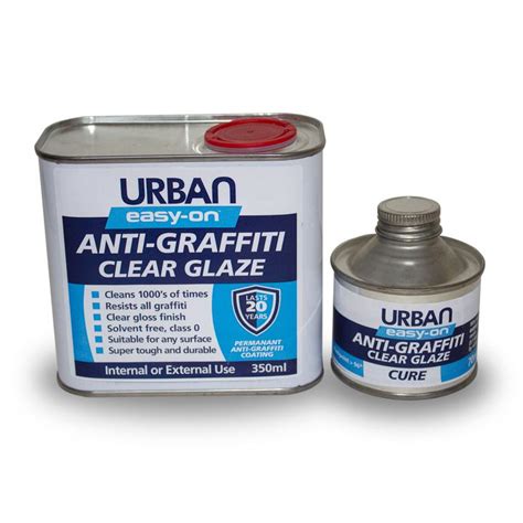 Anti Graffiti Coating Easy On Clear Glaze By Urban Hygiene