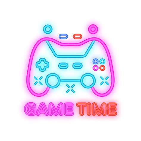 Colorful Neon Game Effect Transparent Background Neon Neon Effect
