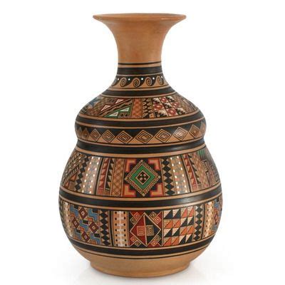 Novica Earthen Wisdom Cuzco Vase Ceramic Vase Vase Native Pottery