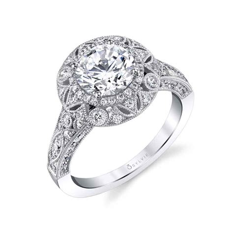 Thea Vintage Inspired Engagement Ring S1866