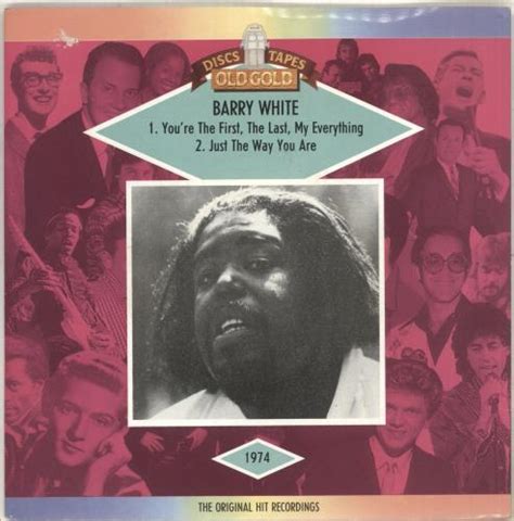 Barry White Youre The First The Last My Everything Uk 7 Vinyl Single