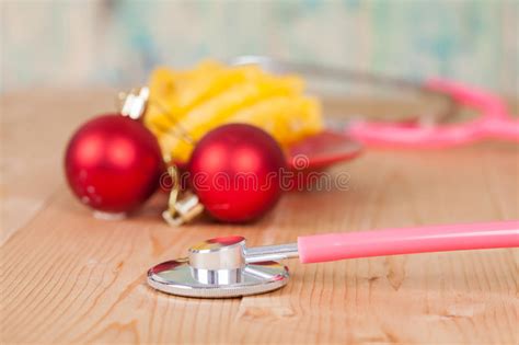 Stethoscope With Pineapple In Plate Stock Photo Image Of Freshness