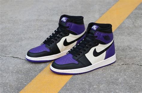 Air Jordan 1 Retro High Court Purple 555088 501 In 2020 Jordan Shoes