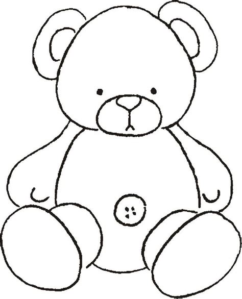 Cut Out Teddy Bear Template Printable Printable Word Searches