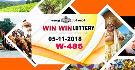 Kerala lottery result today, kerala lottery live results, kerala lottery results. 05-11-2018 : WIN WIN Lottery W-485 Results Today - kerala ...