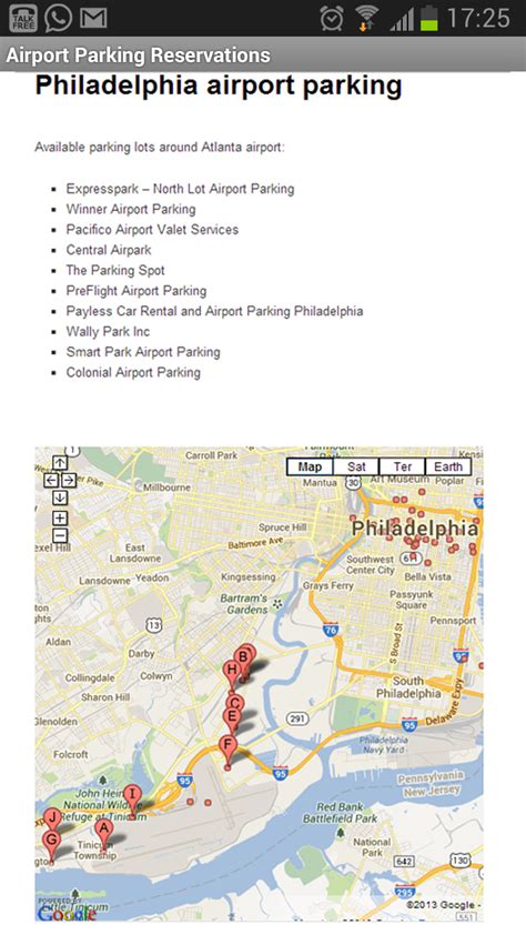 Philadelphia Airport Parking Map News Word