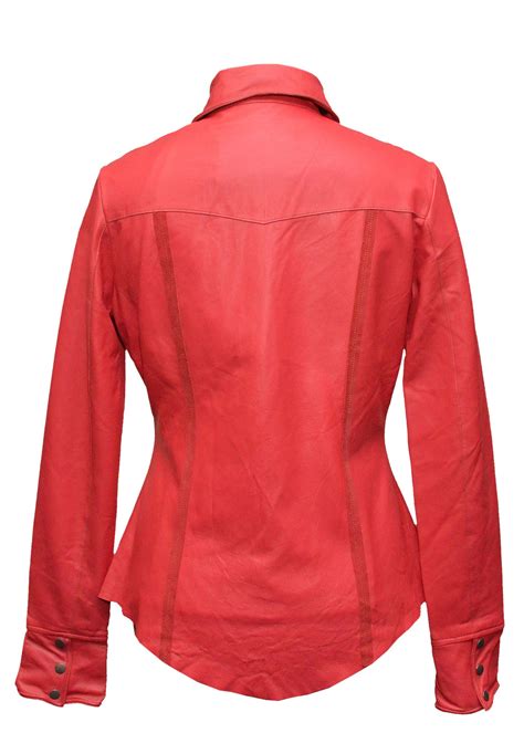 Red Women Leather Jacket The Film Jackets