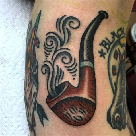 Traditional Pipe Tattoo Life Art Pinterest Pipes