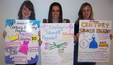 Nhs Students Design Sawmill Pageant Posters
