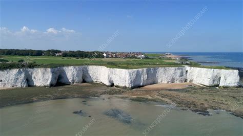 Eroded Chalk Cliffs Stock Video Clip K0085060 Science Photo Library