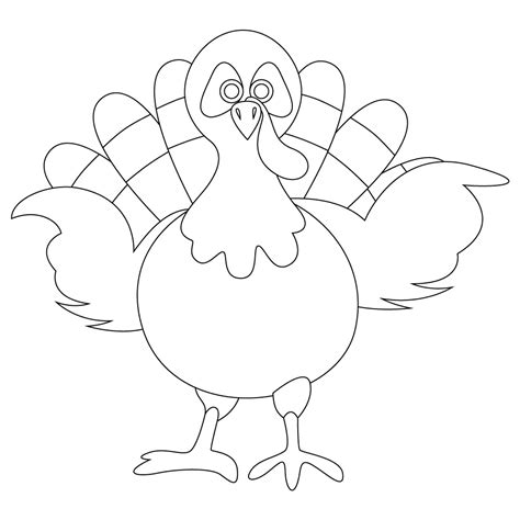 How To Draw A Turkey Step By Step