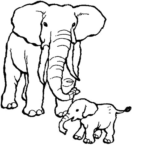 These huge mammals are portrayed in the popular media as intelligent and friendly. Elephants to print - Elephants Kids Coloring Pages