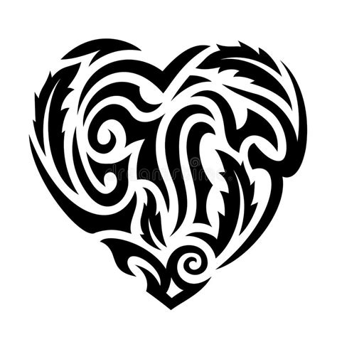 Tribal Heart Tattoo Stock Illustrations 3 270 Tribal Heart Tattoo Stock Illustrations Vectors