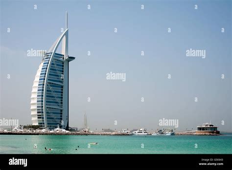 Burj Al Arab Luxury Hotel On Jumeirah Beach Dubai United Arab