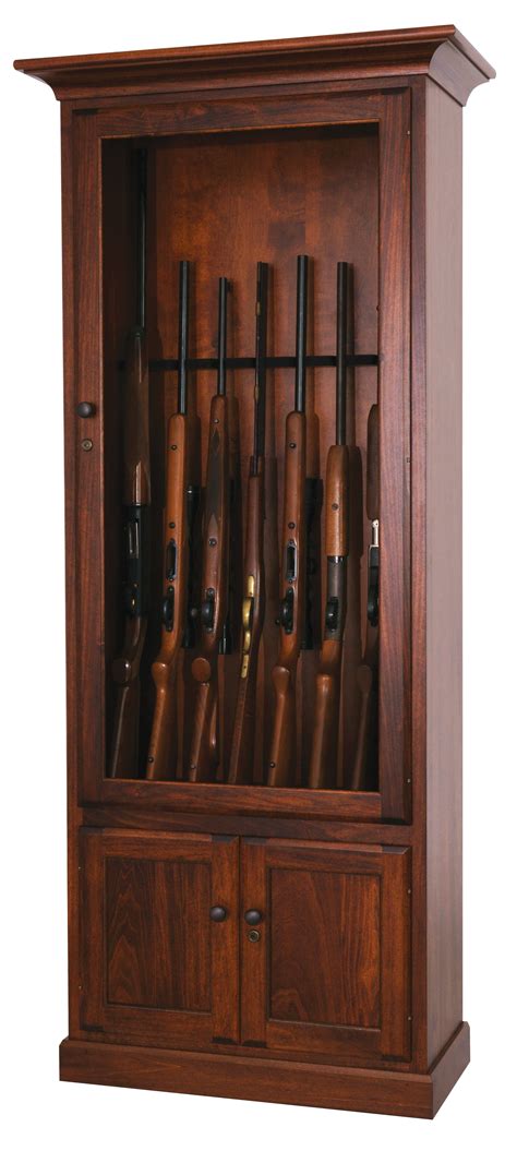 American Made 8-Gun Cabinet from DutchCrafters Amish Furniture
