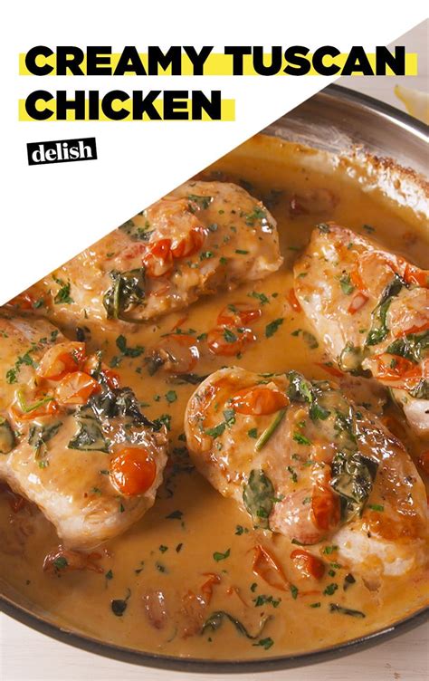 This whole30 tuscan chicken is easy to make, and perfect for a family meal. Creamy Tuscan Chicken | Recipe | Seared salmon recipes ...