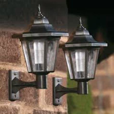 Shop with afterpay on eligible items. Onerbuy Solar Powered Outdoor LED Wall Sconce Lantern Wall ...