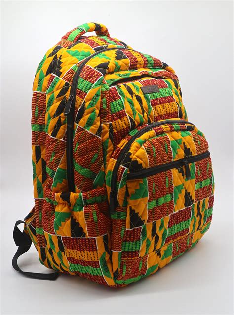 Large Kente Backpack African Backpack African Print Backpackafrican Bag
