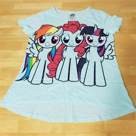 Girls Xl My Little Pony Blue Graphic T Shirt Size 14 16 New Friendship