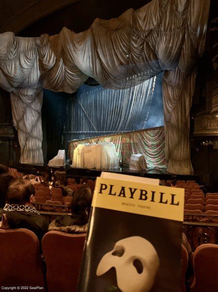 majestic theatre new york seating chart and photos seatplan