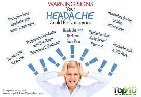 10 Warning Signs Your Headache Could Be Dangerous Top 10 Home Remedies