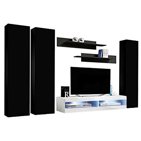 Fly Cd1 34tv Wall Mounted Floating Modern Entertainment Center On