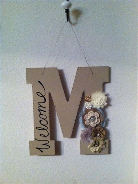 Diy Monogram Letter 35 Amazing Diy Home Decor Projects To