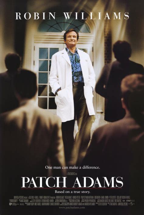 Patch adams is a doctor who doesn't look, act or think like any doctor you've met before. Película: Patch Adams, Año: 1998 | Patch adams pelicula, Buenas peliculas y Series y peliculas