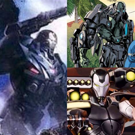 I Believe War Machines New Armor Is A Mix Between This Two Marvelstudios