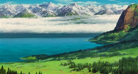 Ghibli Landscape Wallpapers Wallpaper Cave