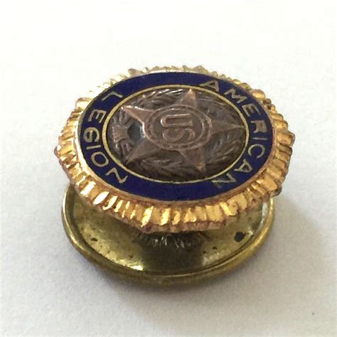 Vintage Collectible Us American Legion Lapel Pin Worcester Mass Td