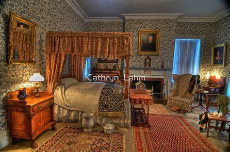 Gentlemans Bed Room 1800s By Cathryn Lahm Redbubble