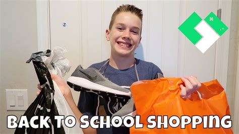 Bryce Goes Back To School Shopping Clintustv Youtube