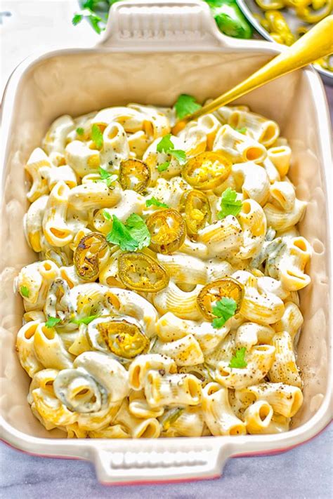 Panaskan dengan microwave selama 3 menit, atau panggang dalam oven. Jalapeno Mac and Cheese (vegan, 15 minutes ...