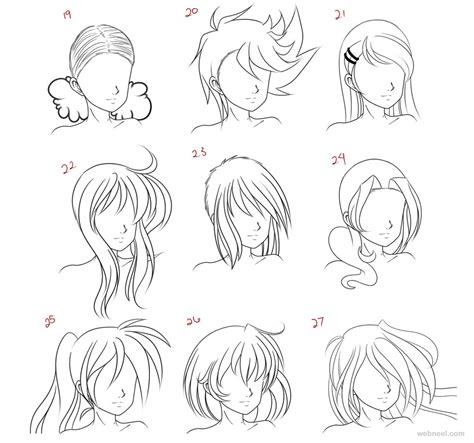 How To Draw Anime Hair Easy Best Hairstyles Ideas For Women And Men