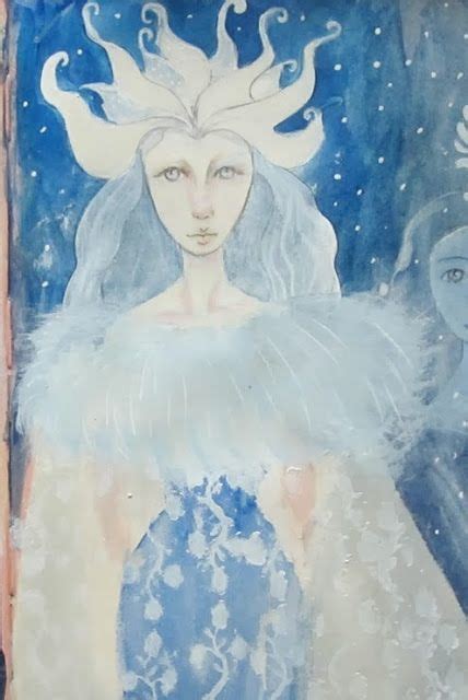 Snow Queen A Sketch By Jessica Stride Christmas Art Snow Queen
