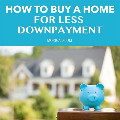 How To Buy A Home With Less Downpayment Home Buying Best Loans