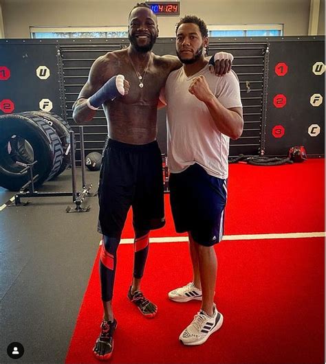 Deontay Wilders Appears To Slim Down As Fans Comment On His Skinny