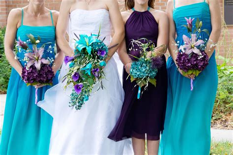 Created it as a bookmark so that people c развернуть. Teal and Purple Wedding flower arrangements | Burgundy ...