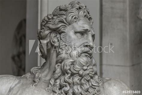 Statue Of Neptune At Capitoline Rome Italy Acquista Questa Foto Stock Ed Esplora Foto Simili