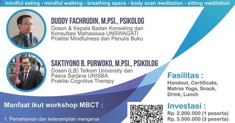 › mindfulness based cognitive therapy training. Pelatihan Mindfulness-Based Cognitive Therapy, Apa ...
