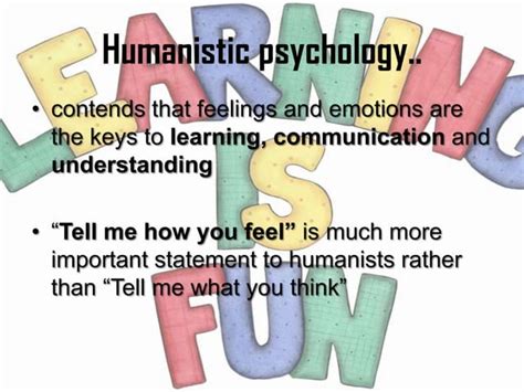 Humanistic Learning Theory By Ana Ppt