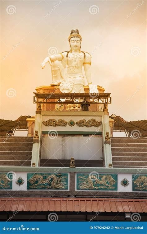 Bodhisattva Buddha Is Guan Yin Statue Stock Photo Image Of Female