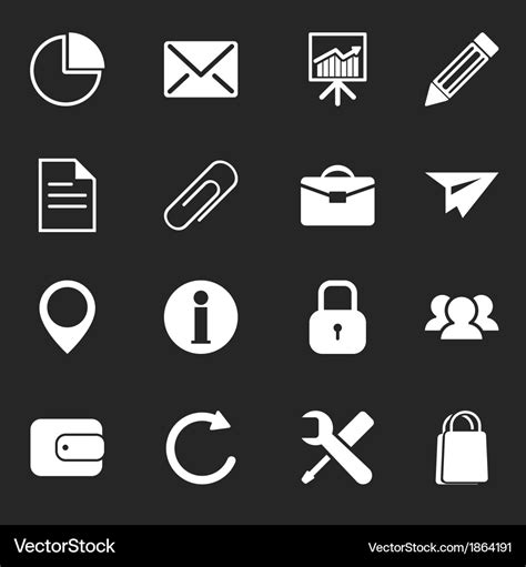 Free White Business Icons