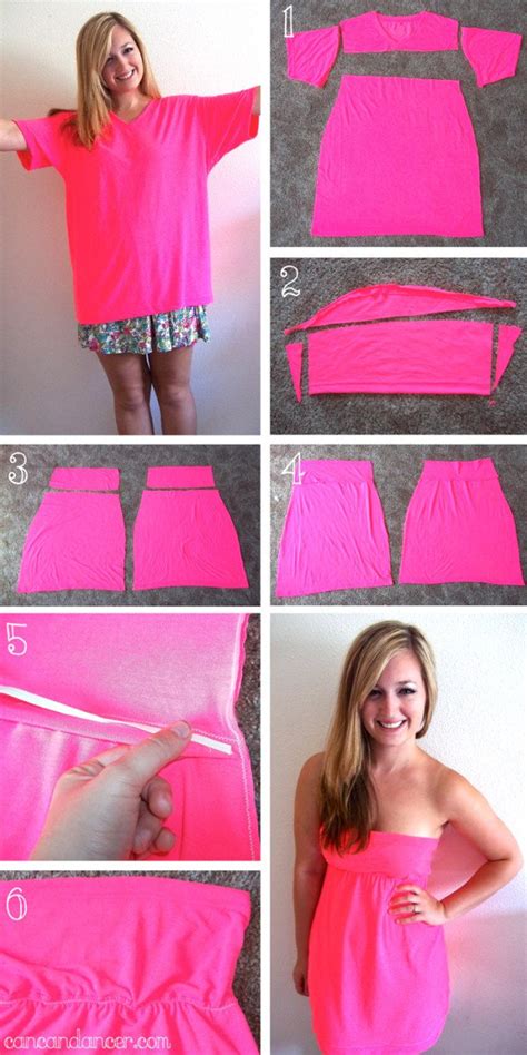 How To Make A Beautiful Dress From Simple T Shirt