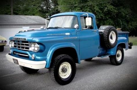 59 Dodge Power Wagon Old Dodge Trucks Dodge Pickup Dodge Cummins